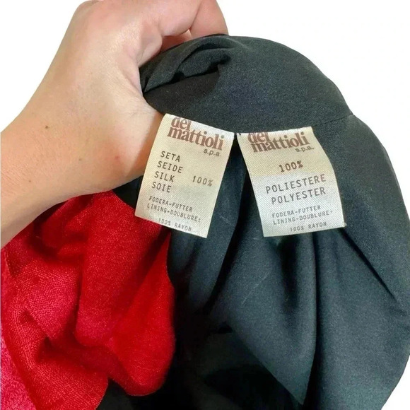 Gianfranco Ferre Vintage Raw Silk Gold Button Oversized Power Blazer Sz:38/US8 - Picture 8 of 15